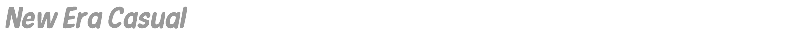 New Era Casual font preview